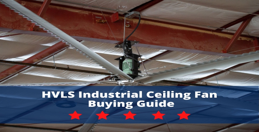 HVLS industrial ceiling fan