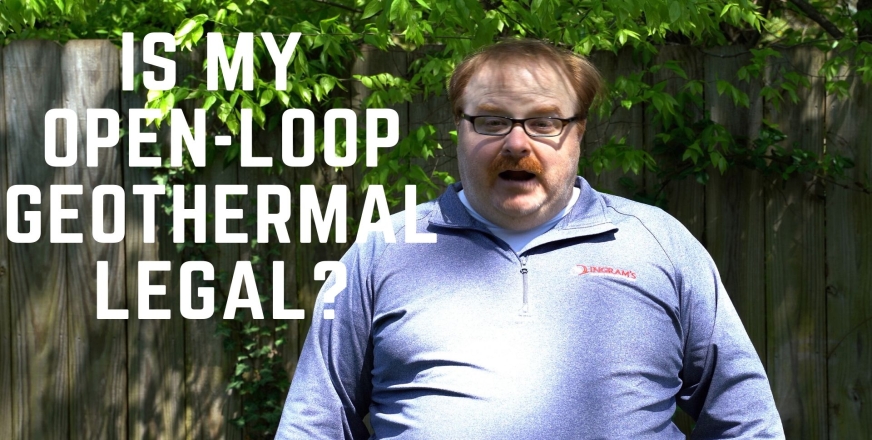 Is My Open Loop Geothermal Legal?