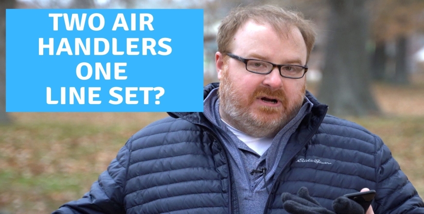 Multiple Ductless Air Handlers with One Line Set