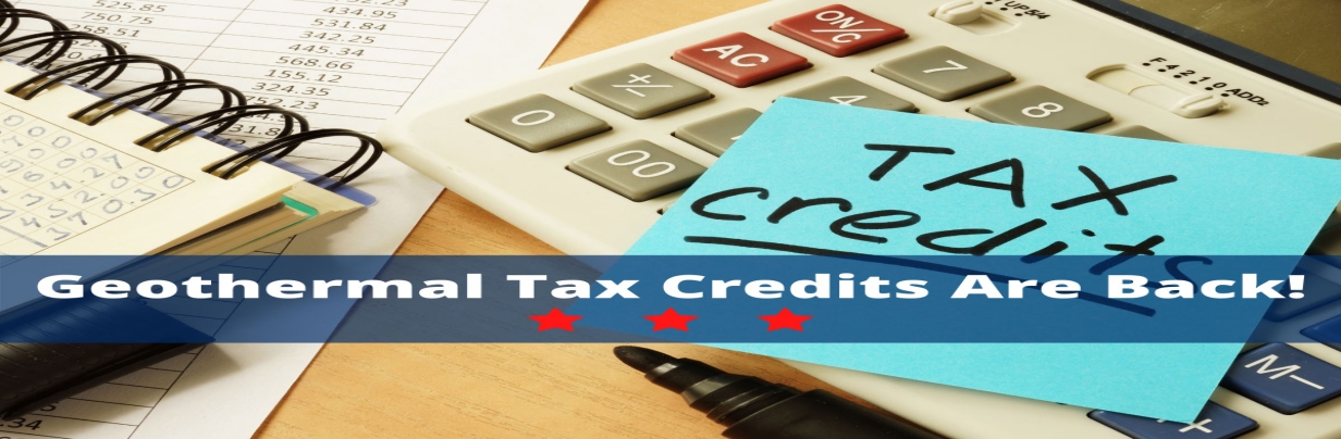 Geothermal Tax Credits are Back!