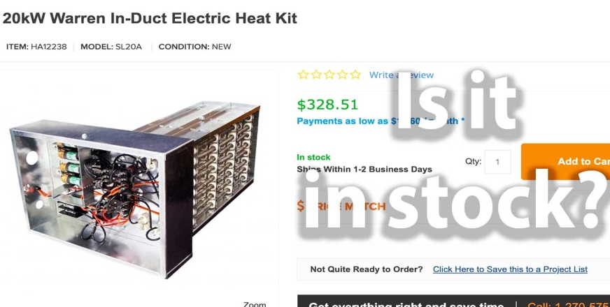 Product Stock Availability on IWAE