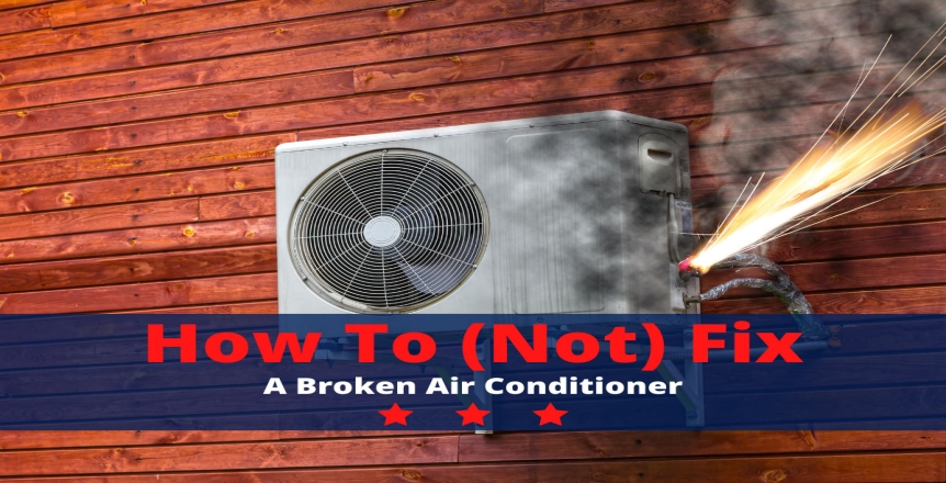 broken air conditioner