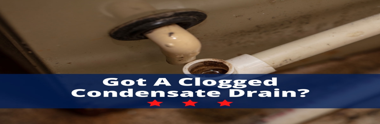 clogged condensate drain