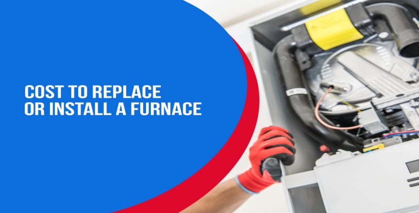 cost to replace or install a furnace