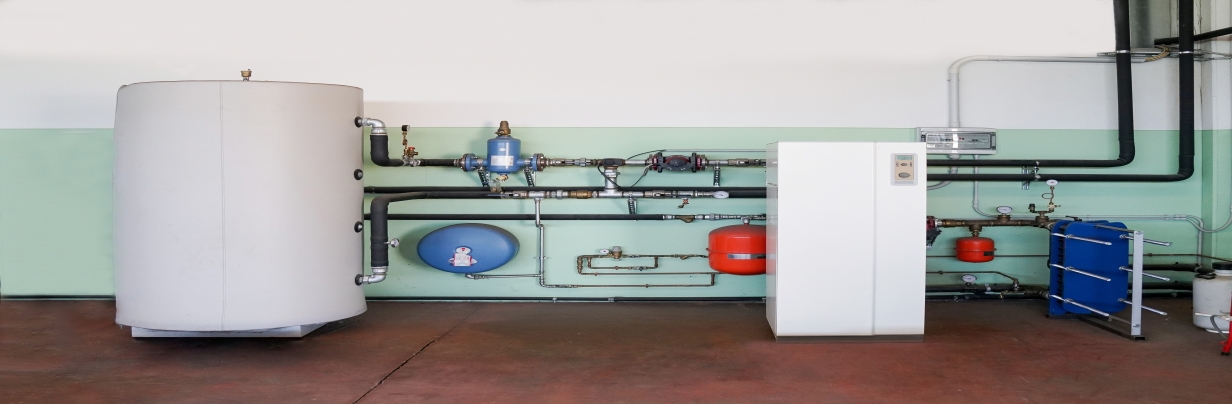 geothermal heat pump in new construction