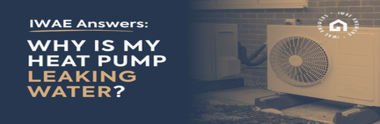 heat pump leaking water