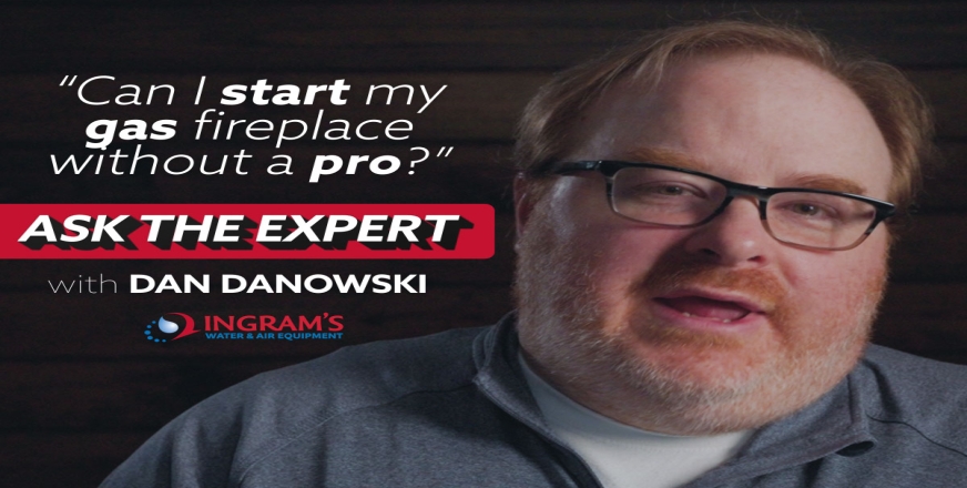 Can I start my gas log fireplace myself without a professional? - Ask the Expert 337