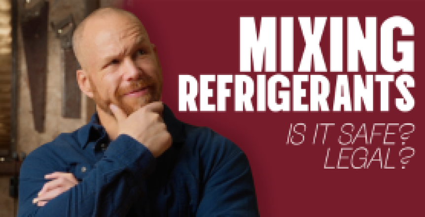 can i mix refrigerants
