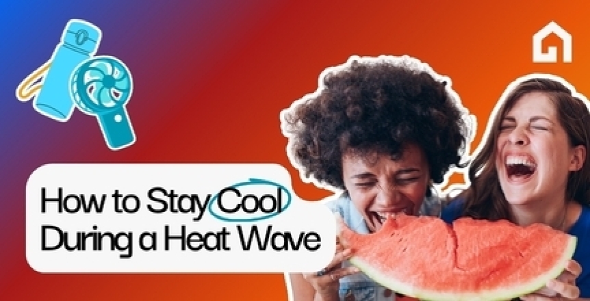 closing blinds to stay cool during heat wave