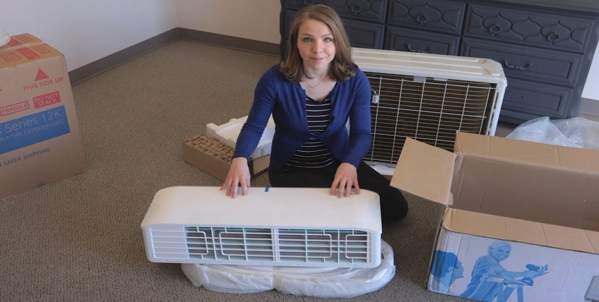 Unboxing a MRCOOL DIY Ductless Mini Split