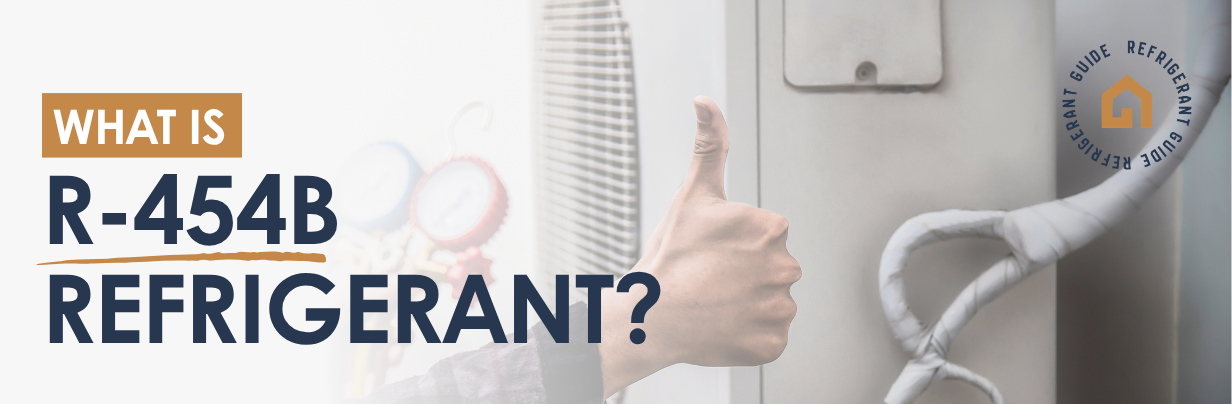 hvac technician with r-454b refrigerant 
