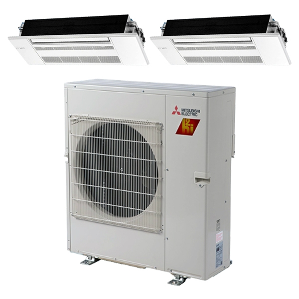 24k-btu-20-seer-mitsubishi-h2i-series-ductless-heat-pump-split-system-ceiling-cassette-12k+12k-ha18529-01.3548