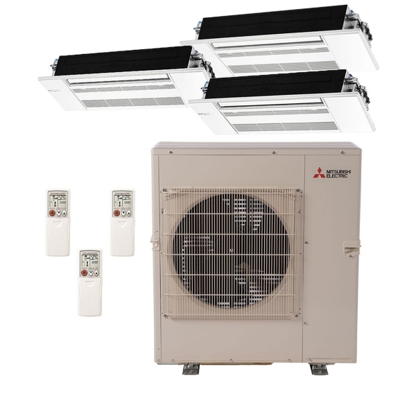 36k-btu-17.6-seer-mitsubishi-m-series-ductless-heat-pump-split-system-ceiling-cassette-9k+12k+18k-ha18562-01.3548