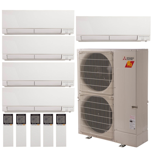 42k-btu-19-seer-mitsubishi-h2i-series-ductless-heat-pump-split-system-wall-mounted-6k+6k+6k+6k+18k-ha16869-01.3548