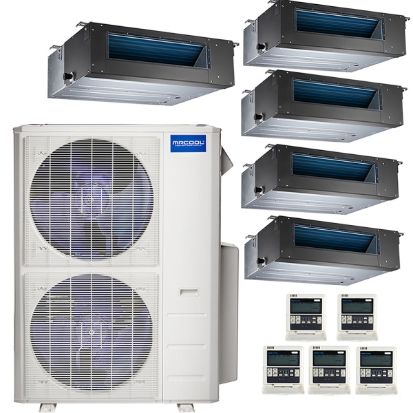45k-btu-22.4-seer-mrcool-olympus-ductless-heat-pump-split-system-5-zone-concealed-duct-9k+9k+9k+9k+9k-ha11820-01.3548