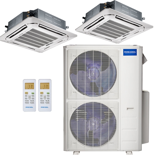 48k-btu-22.4-seer-mrcool-olympus-ductless-heat-pump-split-system-2-zone-ceiling-cassette-24k+24k-ha18648-01.3548