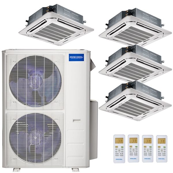48k-btu-22.4-seer-mrcool-olympus-ductless-heat-pump-split-system-4-zone-ceiling-cassette-12k+12k+12k+24k-ha11800-01.3548