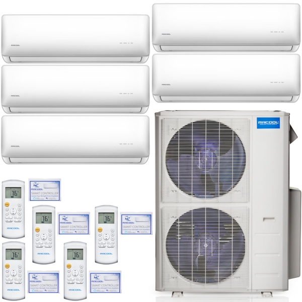 48k-btu-22.4-seer-mrcool-olympus-ductless-heat-pump-split-system-5-zone-wall-mounted-9k+9k+9k+9k+12k-ha18644-01.3548