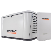 10kW Generac Air Cooled Standby Generator with 100A Transfer Switch