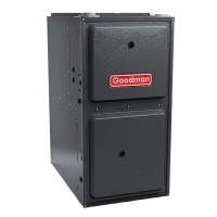 120k BTU 96% AFUE Multi Speed 2 Stage Goodman Gas Furnace - Upflow/Horizontal - 24.5" Cabinet