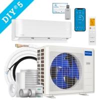 36k BTU 18 SEER2 MrCool DIY Ductless Heat Pump Split System 5th Generation - with 25 ft Line Set & 1 Year Labor Warranty