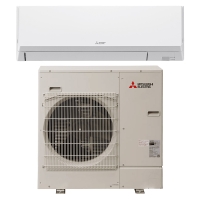 30k BTU 19.7 SEER2 Mitsubishi P-Series Ductless Heat Pump Split System - Wall Mounted - R454B