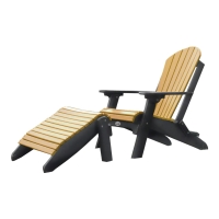 Buck USA Fan Back Folding Chair - Cedar and Black