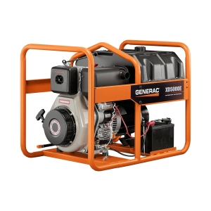 5kW Generac XD5000E Portable Diesel Generator (CARB Compliant)