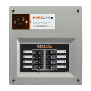 30 Amp Generac Pre Wired Manual Transfer Switch for Portable Generator - 120/240v - 8 Ciruit