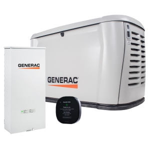 28kW Generac Air Cooled Standby Generator with 200A Transfer Switch and Ecobee Smart Thermostat
