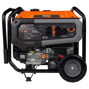 8kW Generac GP8000E Portable Generator (CARB Compliant)