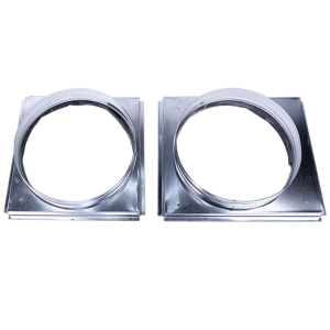 MrCool 14" Square to Round Adapter Kit (18.125" Supply & 18.125" Return)