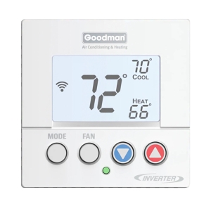 3 Heat / 2 Cool Programmable Goodman Digital Thermostat with Humidity Control