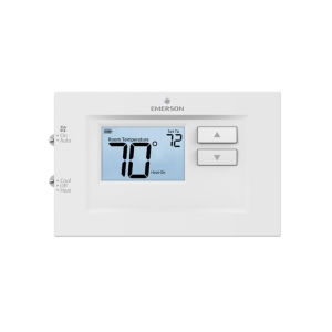 1 Heat / 1 Cool Emerson Thermsostat White