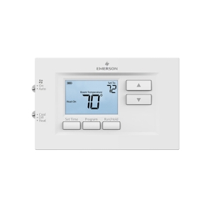 1 Heat / 1 Cool Emerson Programmable Thermostat White