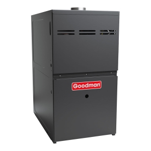 100k BTU 80% AFUE Multi Speed Goodman Gas Furnace - Upflow/Horizontal - 21" Cabinet
