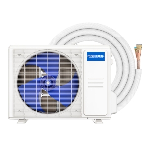 18k BTU 22.5 SEER2 MrCool DIY Ductless Heat Pump Condenser - 5th Generation - with 25 ft Line Set