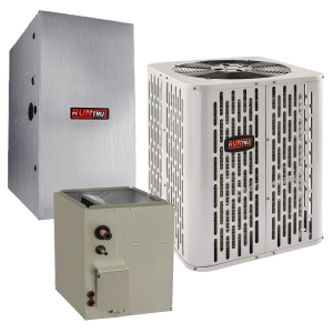 1.5 Ton 16 SEER2 40k BTU 95% AFUE 2 Stage Variable Speed Trane RunTru Central Air Conditioner & Gas Furnace Split System - Multiposition - R454B