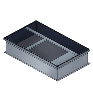 14" Roof Curb for 3.5 to 5 Ton Trane Runtru Air Conditioner Package Units