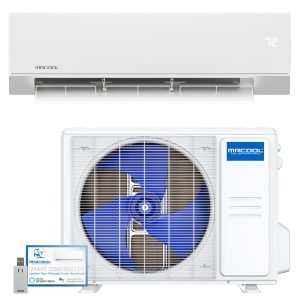 9k BTU 27.4 SEER2 MrCool Olympus ES Ductless Heat Pump Split System - 4th Generation - R454B