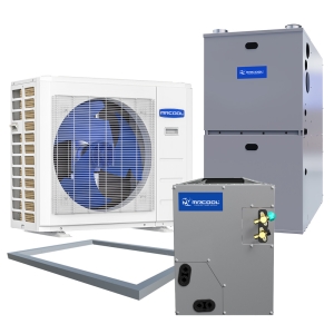 5 Ton 15.2 SEER2 100k BTU 96% AFUE Variable Speed MrCool Central Heat Pump & Gas Furnace Split System - Multiposition - R454B