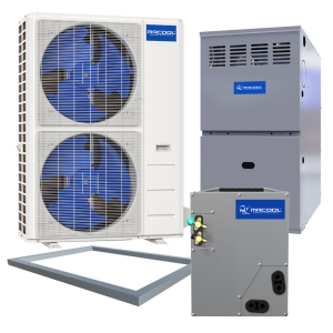 5 Ton 15.7 SEER2 80k BTU 96% AFUE Variable Speed MrCool Central Heat Pump & Gas Furnace Split System - Multiposition - R454B