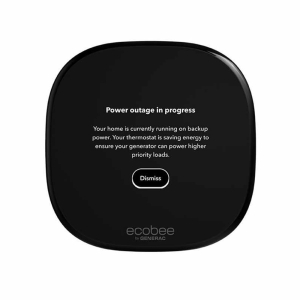 3 Heat / 2 Cool Programmable Generac Ecobee Wifi Thermostat for Generator with Humidity Control