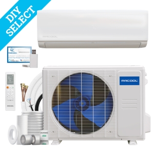 18k BTU 17.3 SEER2 MrCool DIY Select Ductless Heat Pump Split System - with 11.5ft Line Set & 1 Year Labor Warranty