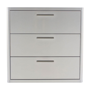 Blaze 30" Outdoor Kitchen Triple Drawer - Stainless Steel