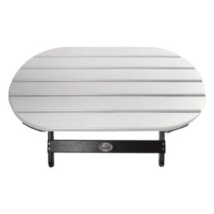 Buck USA Blue Ridge Folding Table - Light Gray and Dark Gray
