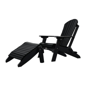 Buck USA Fan Back Folding Chair - Black