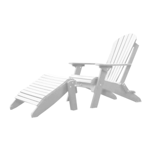 Buck USA Fan Back Folding Chair - White