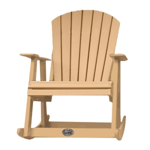 Buck USA Fan Back Rocker - Cedar