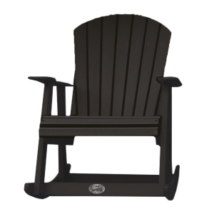 Buck USA Fan Back Rocker - Black